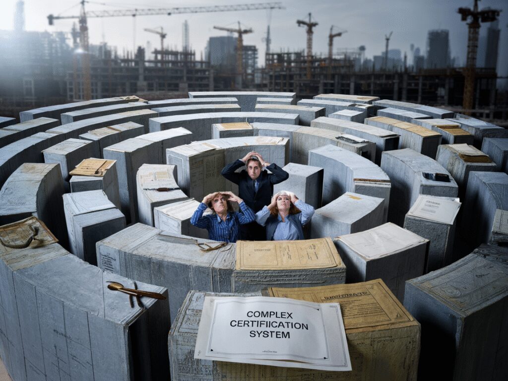 Les failles dans notre système de certification actuel qui paralysent l'industrie de la construction